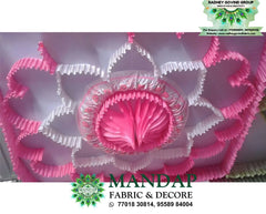 Ceiling Mandap Top Fabric 15ft * 15 Ft - Design No. (CMT - 041) - Customization Available