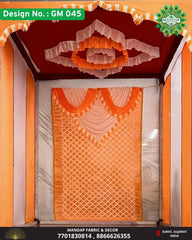 Ganpati Mandap Makhar - Design No. (GM - 45) - New Designs With Frame