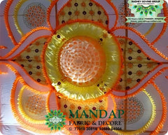 Ceiling Mandap Top Fabric 15ft * 15 Ft - Design No. (CMT - 045) - Customization Available