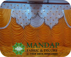 Mandap Sidewall Parda Fabric Design No.- (MSW -049) Made Of Bright Lycra - Customization Available