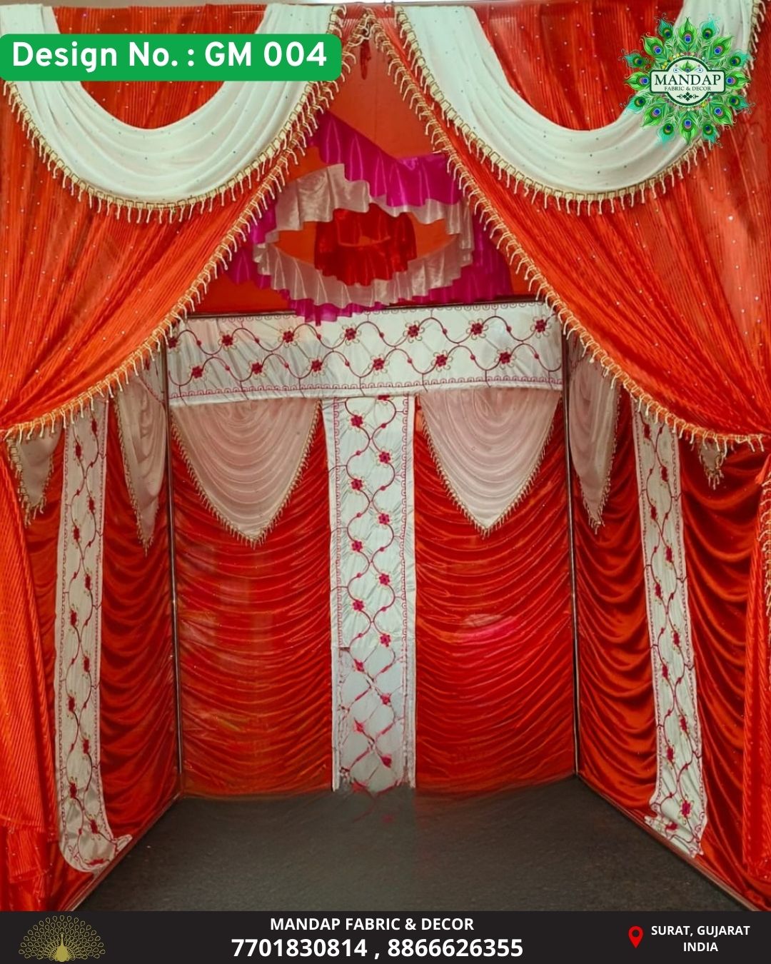 Ganpati Makhar Cloth - Design No. (GM - 004) - New Designs Customization Available