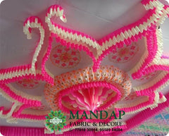 Ceiling Mandap Top Fabric 15ft * 15 Ft - Design No. (CMT - 050) - Customization Available