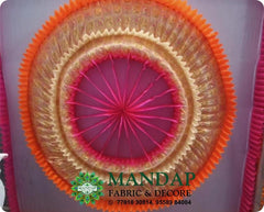 Ceiling Mandap Top Fabric 15ft * 15 Ft - Design No. (CMT - 053) - Customization Available