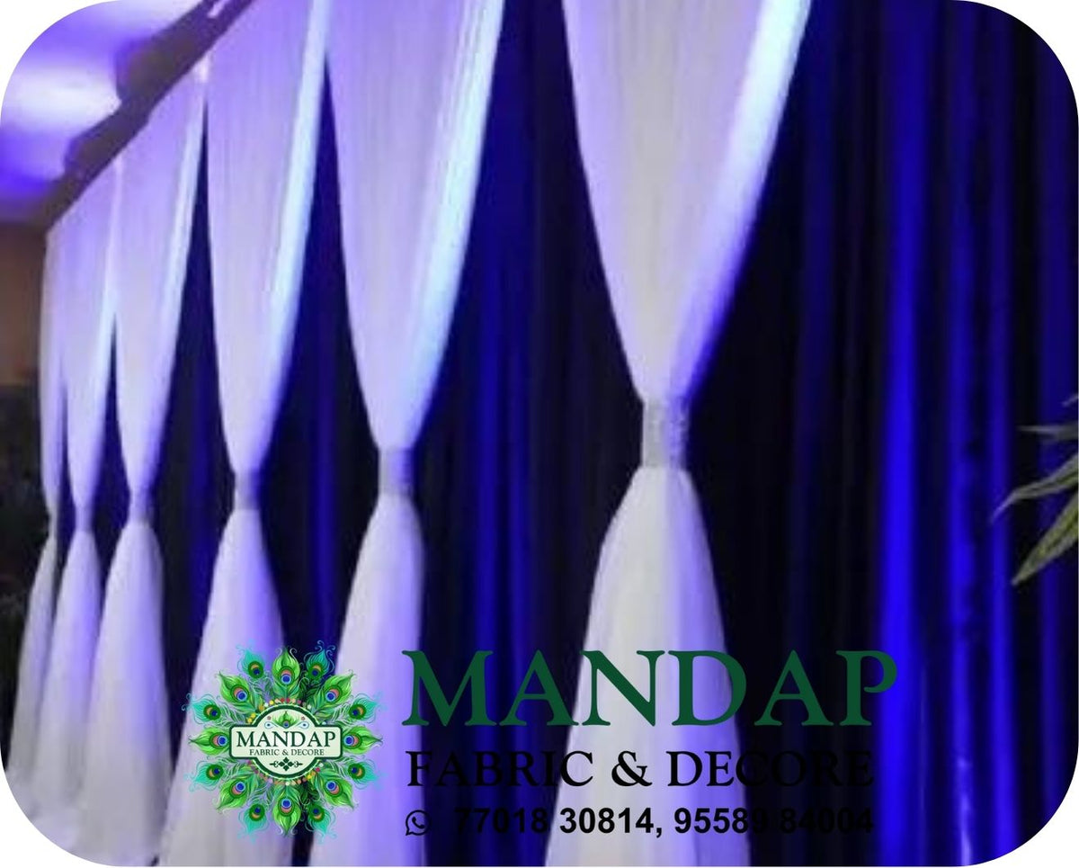 Mandap Sidewall Parda Fabric Design No.- (MSW -055) Made Of Bright Lycra - Customization Available