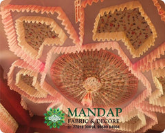 Ceiling Mandap Top Fabric 15ft * 15 Ft - Design No. (CMT - 055) - Customization Available