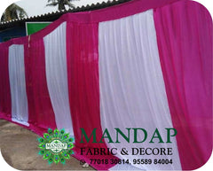 Mandap Sidewall Parda Fabric Design No.- (MSW -058) Made Of Bright Lycra - Customization Available