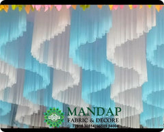 Ceiling Mandap Top Fabric 15ft * 15 Ft - Design No. (CMT - 060) - Customization Available