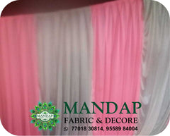 Mandap Sidewall Parda Fabric Design No.- (MSW -062) Made Of Bright Lycra - Customization Available