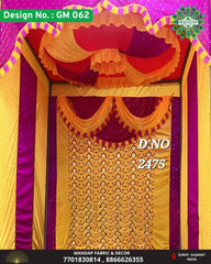 Ganpati Makhar Cloth - Design No. (GM - 062) - New Designs Customization Available