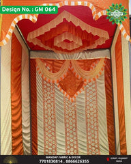 Ganpati Mandap Makhar - Design No. (GM - 64) - New Designs With Frame