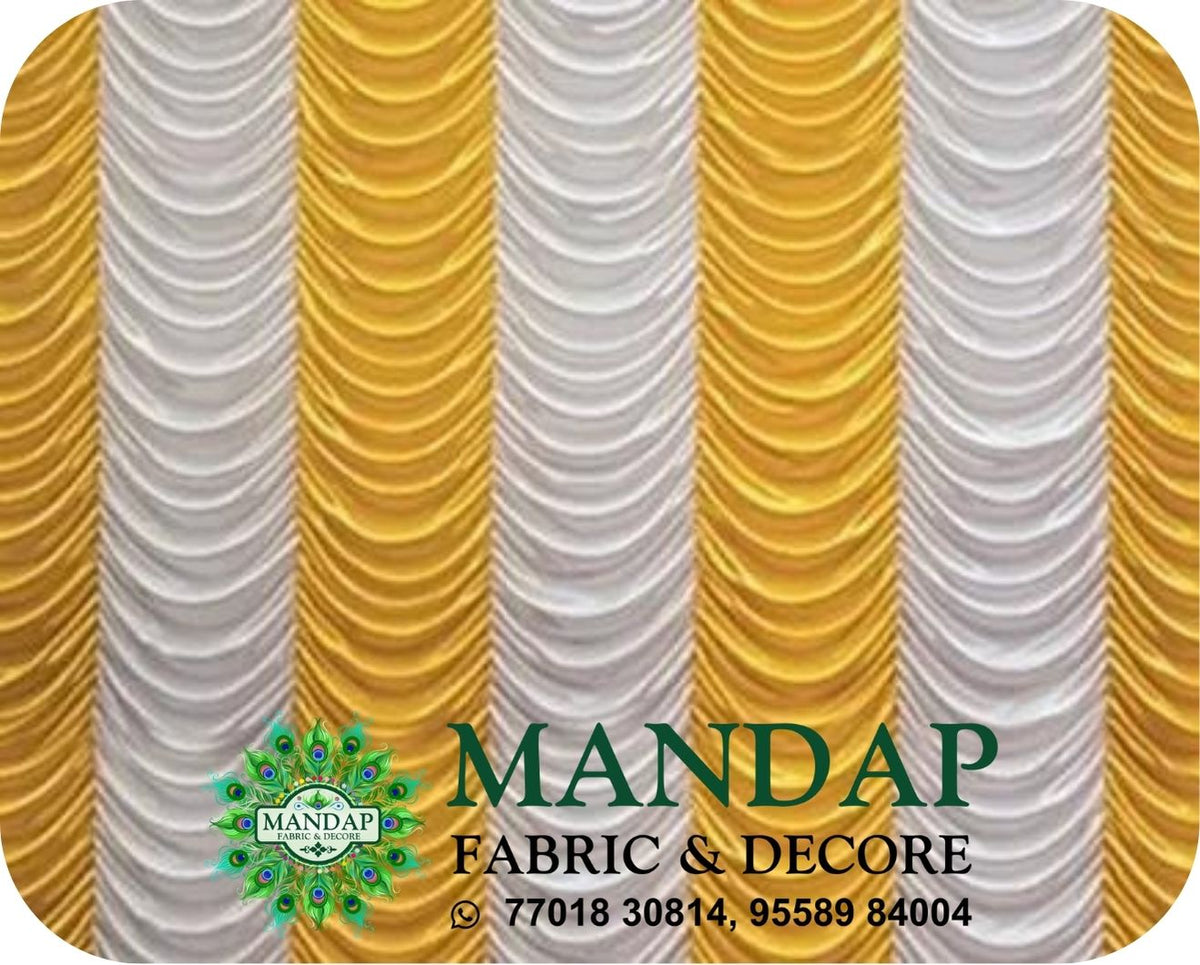 Mandap Sidewall Parda Fabric Design No.- (MSW -066) Made Of Bright Lycra - Customization Available