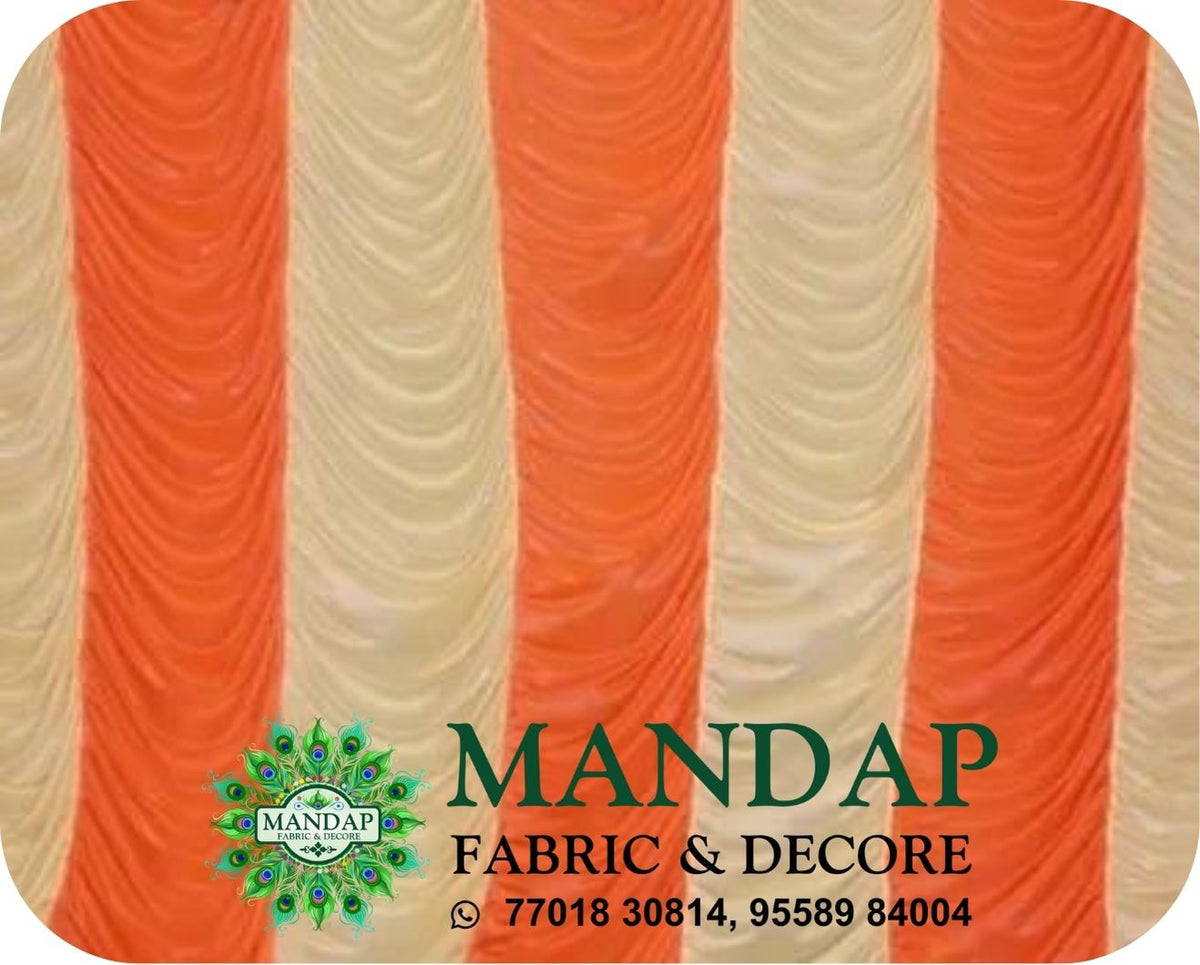 Mandap Sidewall Parda Fabric Design No.- (MSW -068) Made Of Bright Lycra - Customization Available