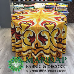 Digitally Printed Table Cover Premium 2 Way Stretch Fabric Design No. (TC - 071)