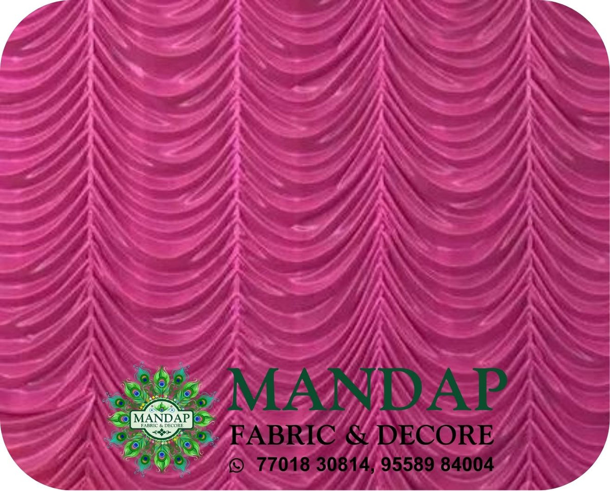 Mandap Sidewall Parda Fabric Design No.- (MSW -071) Made Of Bright Lycra - Customization Available