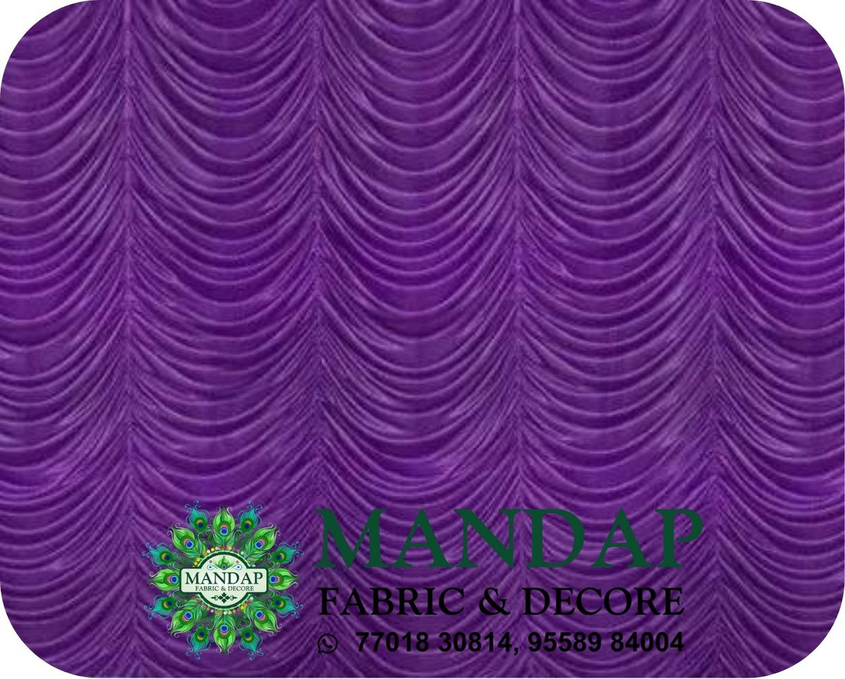 Mandap Sidewall Parda Fabric Design No.- (MSW -072) Made Of Bright Lycra - Customization Available