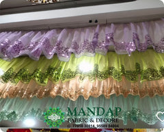 Ceiling Mandap Top Fabric 15ft * 15 Ft - Design No. (CMT - 073) - Customization Available