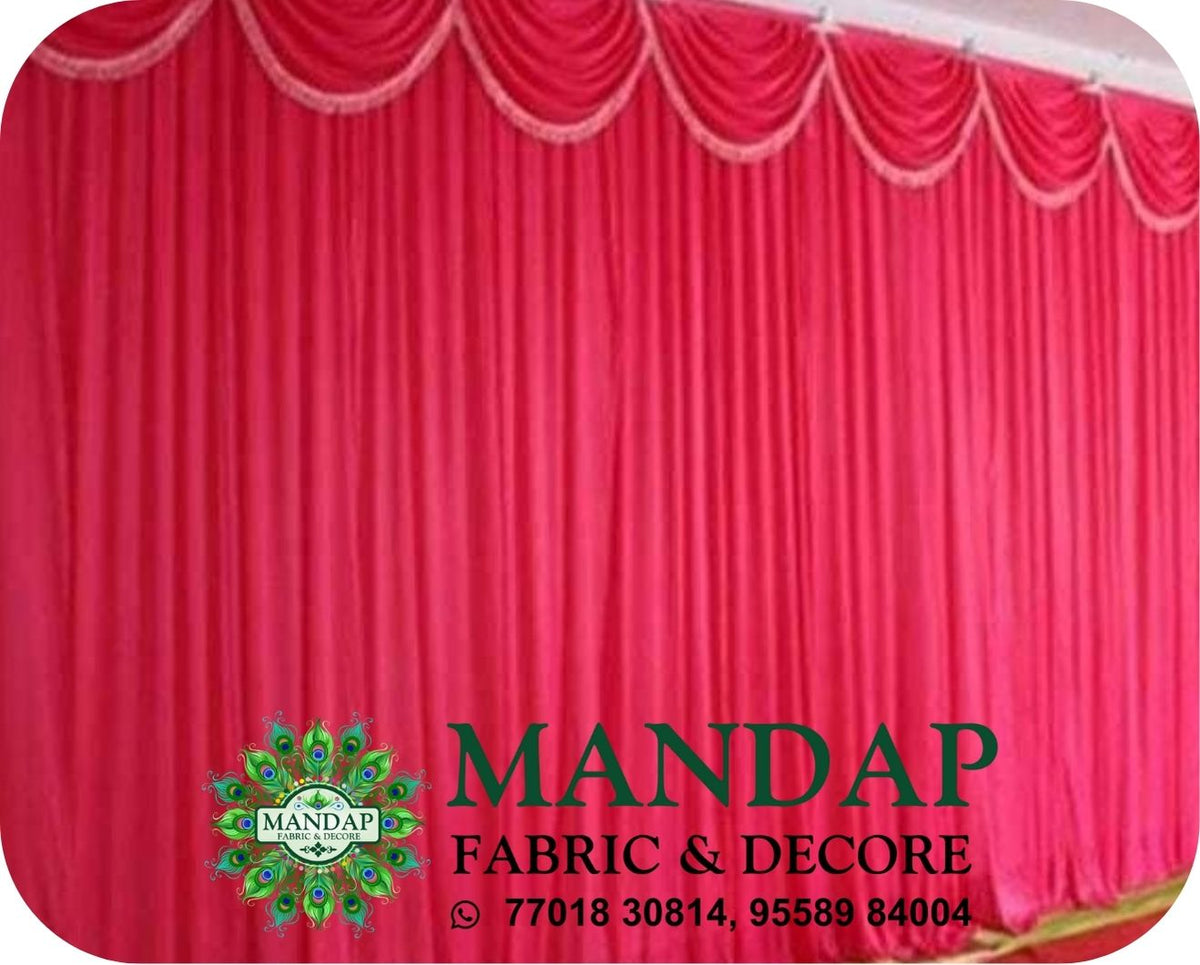 Mandap Sidewall Parda Fabric Design No.- (MSW -074) Made Of Bright Lycra - Customization Available