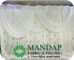 Mandap Sidewall Parda Fabric Design No.- (MSW -076) Made Of Bright Lycra - Customization Available (Copy)