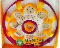 Ceiling Mandap Top Fabric 15ft * 15 Ft - Design No. (CMT - 007) - Customization Available