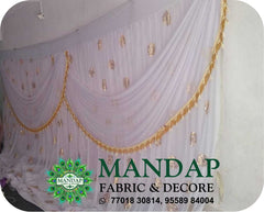 Mandap Sidewall Parda Fabric Design No.- (MSW -080) Made Of Bright Lycra - Customization Available