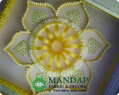 Ceiling Mandap Top Fabric 15ft * 15 Ft - Design No. (CMT - 080) - Customization Available