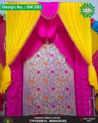 Ganpati Mandap Makhar - Design No. (GM - 81) - New Designs With Frame