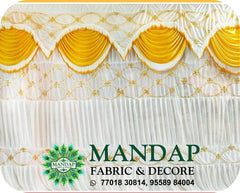 Mandap Sidewall Parda Fabric Design No.- (MSW -082) Made Of Bright Lycra - Customization Available