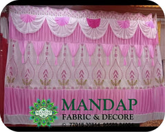 Mandap Sidewall Parda Fabric Design No.- (MSW -207) Made Of Bright Lycra - Customization Available