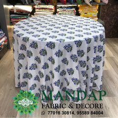 Digitally Printed Table Cover Premium 2 Way Stretch Fabric Design No. (TC - 093)