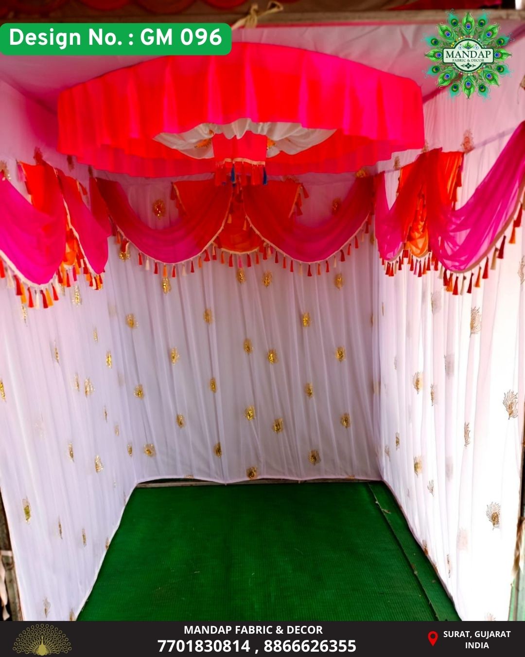 Ganpati Makhar Cloth - Design No. (GM - 096) - New Designs Customization Available