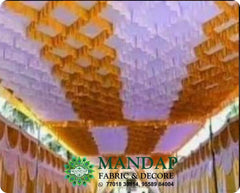 Ceiling Mandap Top Fabric 15ft * 15 Ft - Design No. (CMT - 009) - Customization Available