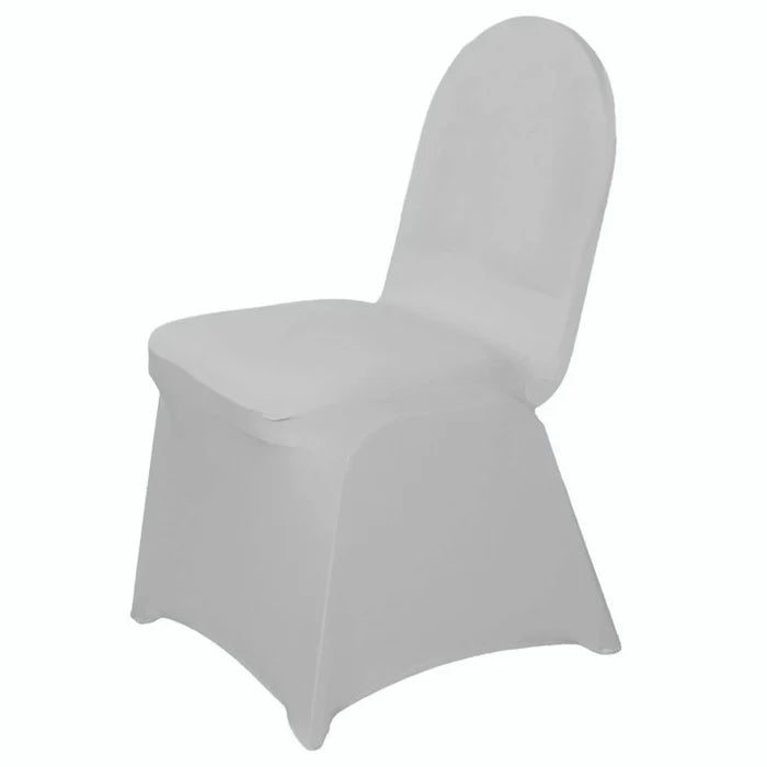 Spandex 4 Way Fabric Chair Cover Design (SCC- 03) - Off White Color Stretch Fabric 180 GSM