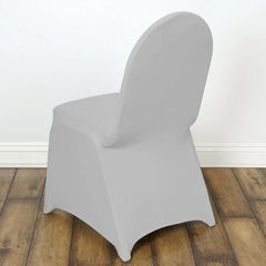 Spandex 4 Way Fabric Chair Cover Design (SCC- 03) - Off White Color Stretch Fabric 180 GSM