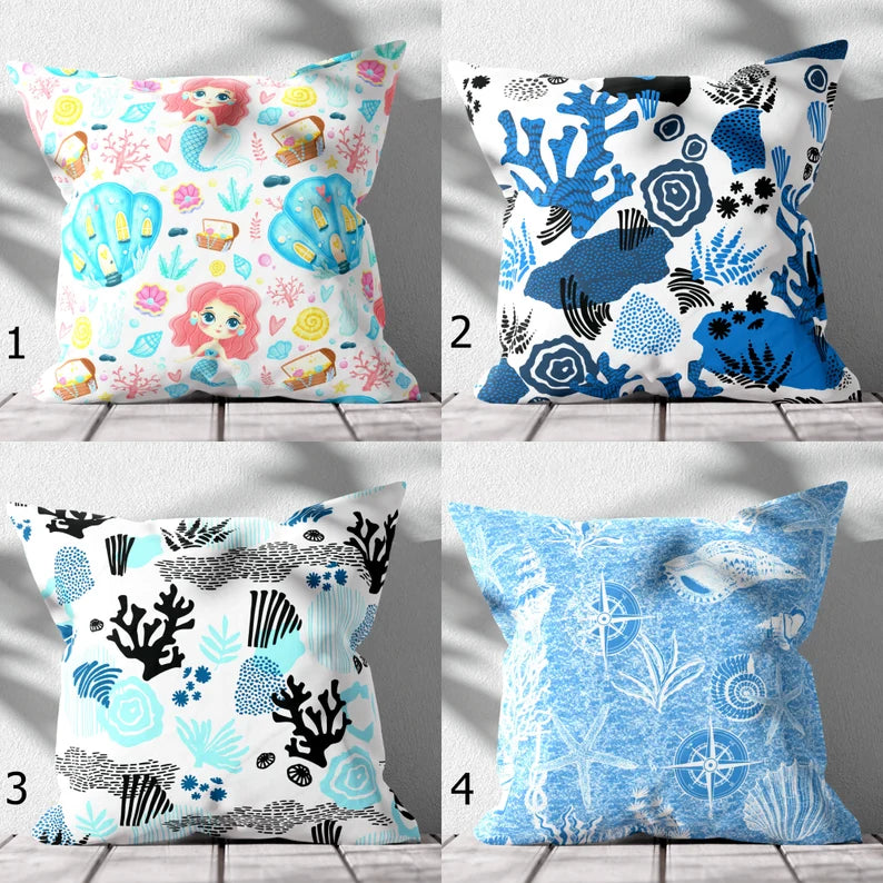 Cushion Cover Design (CUSC- 030) Premium Fabric 250 GSM Set Of 4 Pieces