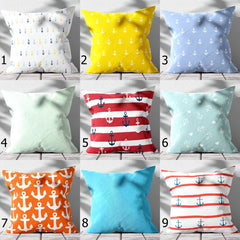 Cushion Cover Design (CUSC- 050) Premium Fabric 250 GSM Set Of 6 Pieces