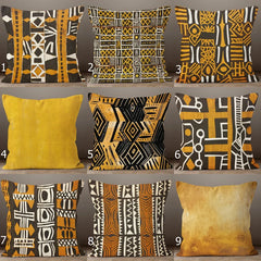 Cushion Cover Design (CUSC- 049) Premium Fabric 250 GSM Set Of 6 Pieces