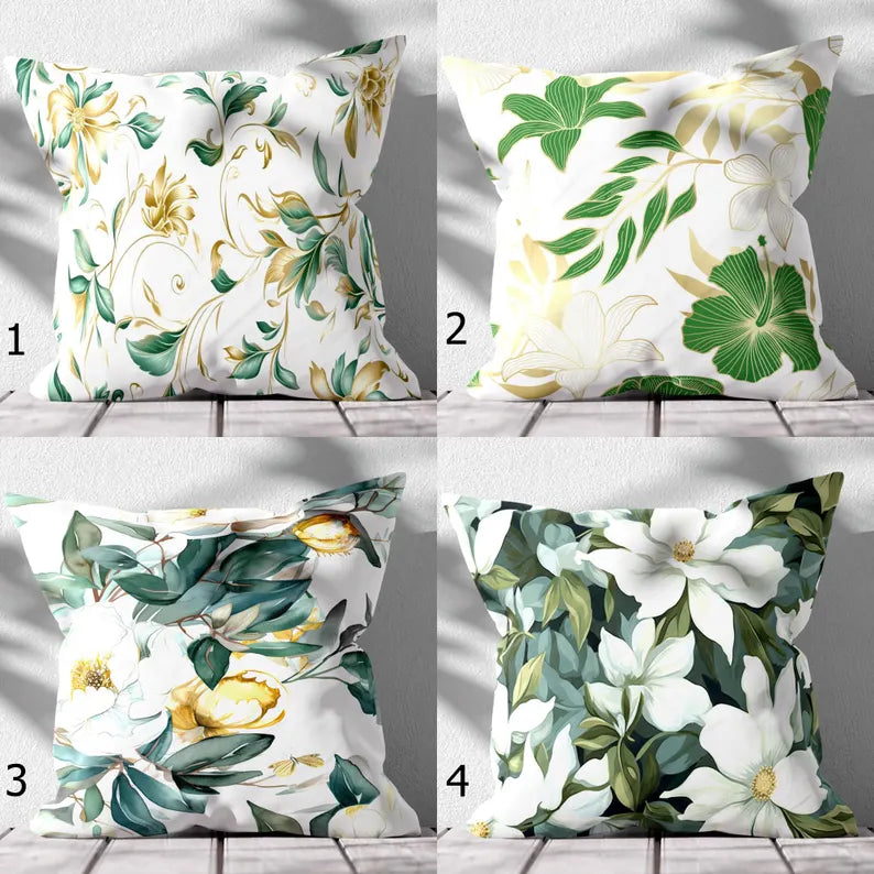 Cushion Cover Design (CUSC- 013) Premium Fabric 250 GSM Set Of 4 Pieces