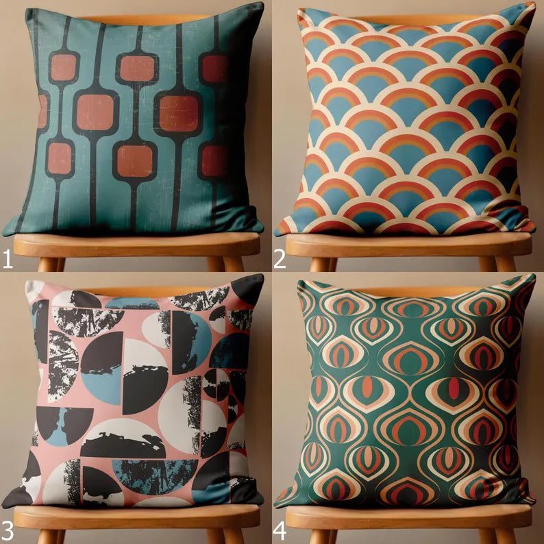 Cushion Cover Design (CUSC- 012) Premium Fabric 250 GSM Set Of 4 Pieces