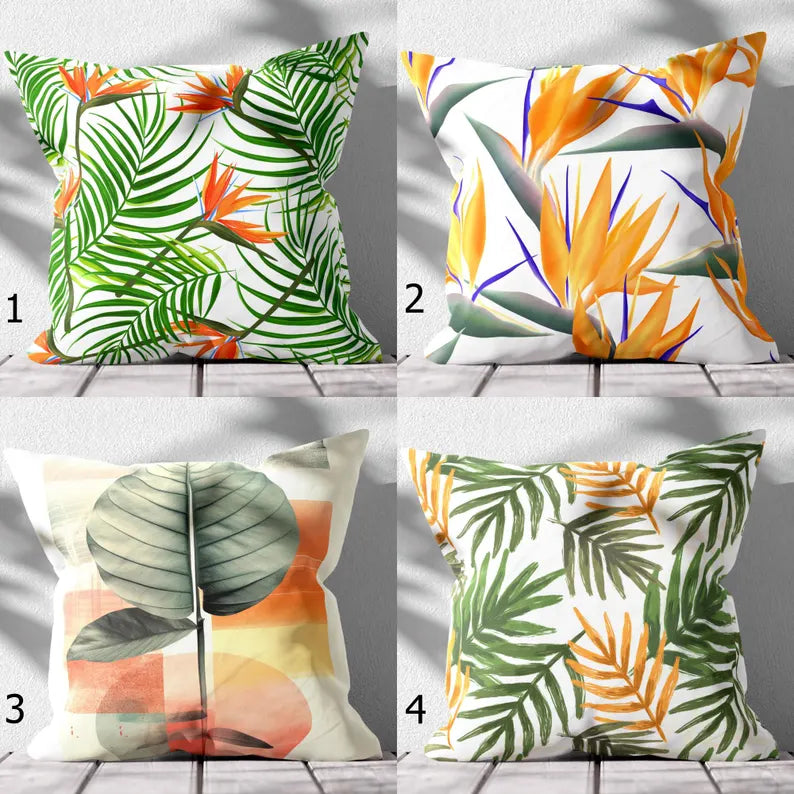 Cushion Cover Design (CUSC- 011) Premium Fabric 250 GSM Set Of 4 Pieces