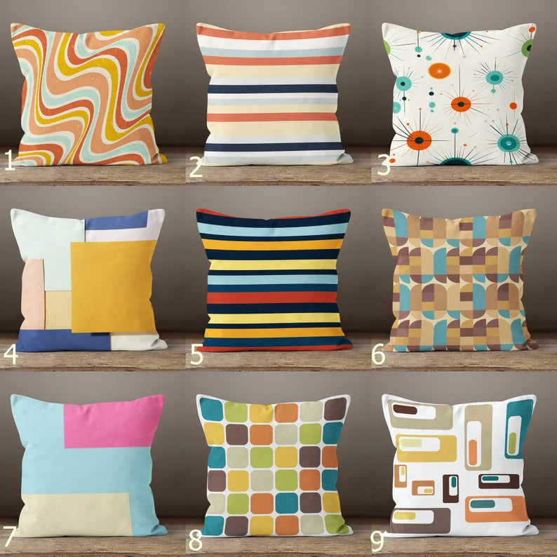 Cushion Cover Design (CUSC- 053) Premium Fabric 250 GSM Set Of 6 Pieces