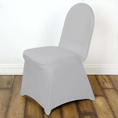 Spandex 4 Way Fabric Chair Cover Design (SCC- 03) - Off White Color Stretch Fabric 180 GSM