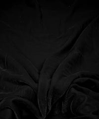 Plain Velvet Fabric Midnight Black Color (SV-20) 60 Inch Width