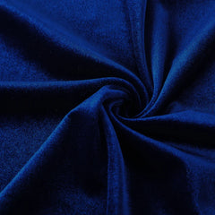 Plain Velvet Fabric Navy Blue Color (SV-11) 60 Inch Width