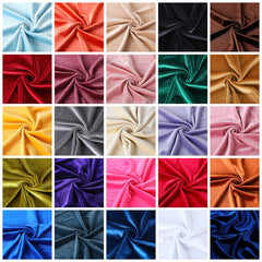 Plain Velvet Fabric Rajasthan Rani Color (SV-12) 60 Inch Width